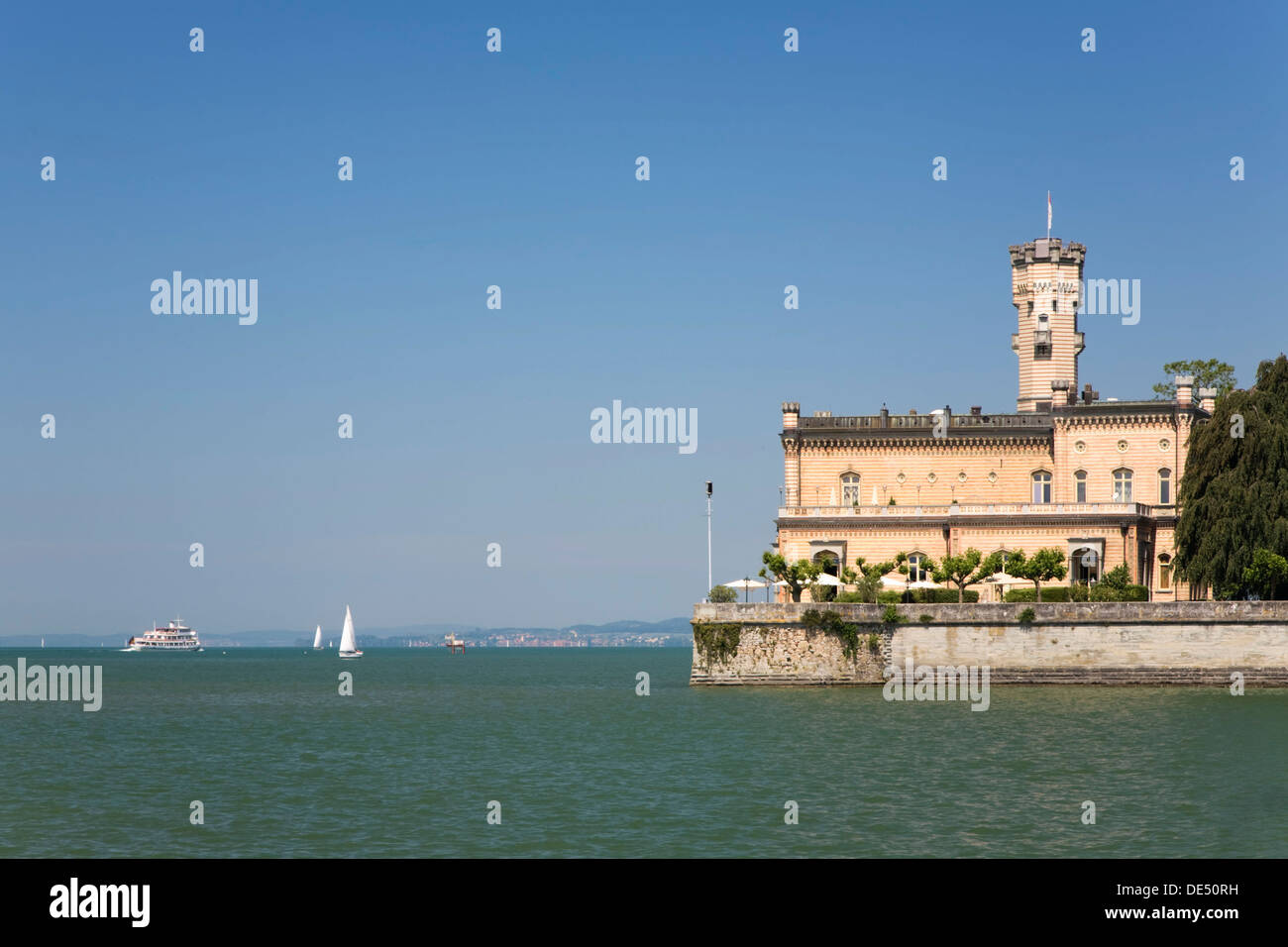 Schloss Montfort, Langenargen, Bodensee, Baden-Württemberg Stockfoto