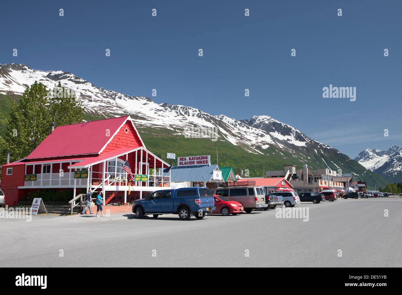Valdez, Alaska, Vereinigte Staaten von Amerika Stockfoto