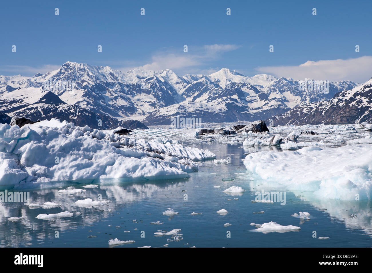 Columbia Gletscher, Prince William Sound, Alaska, Vereinigte Staaten von Amerika Stockfoto
