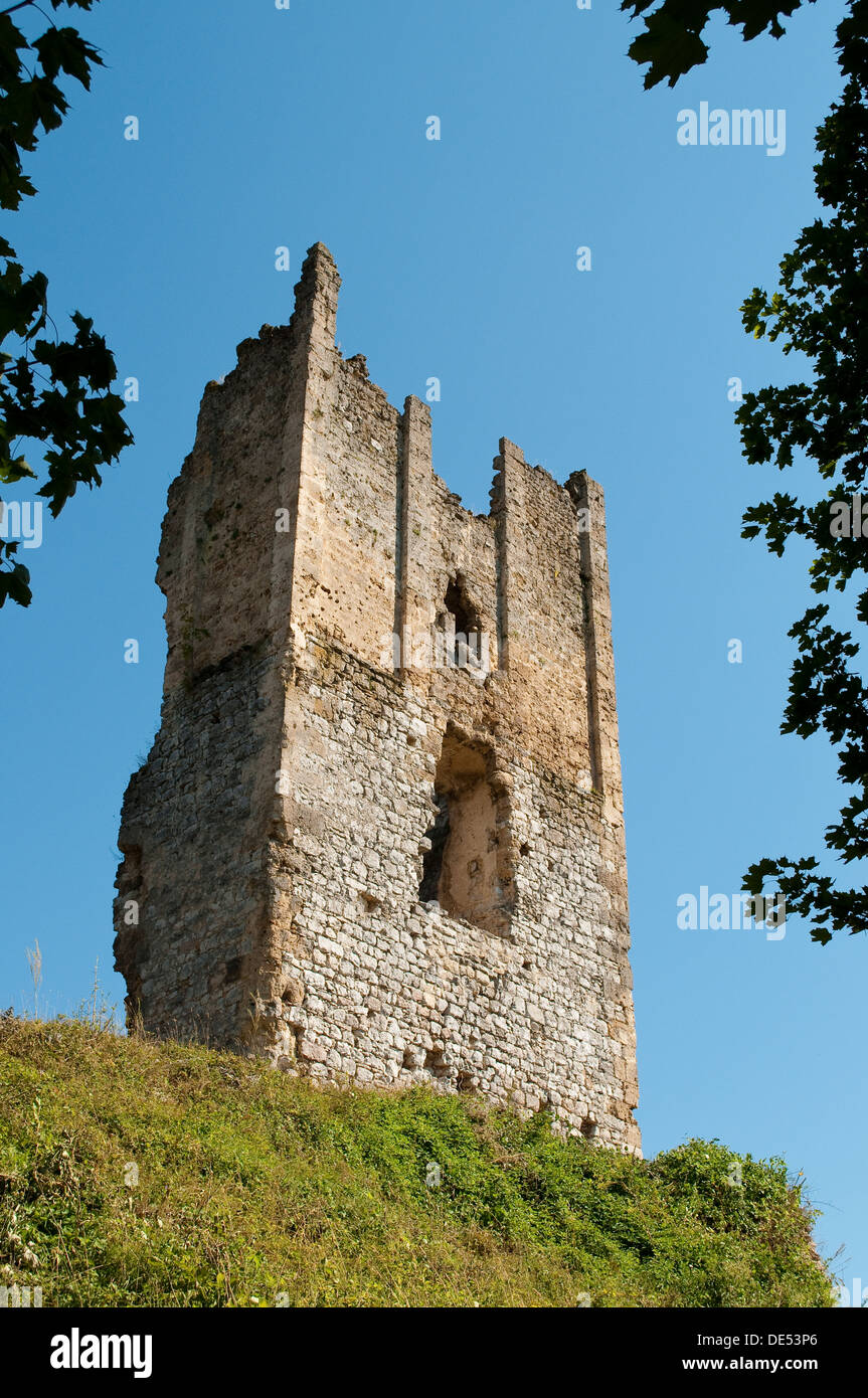 Altstadt Sokolac, mittelalterliche Frankopan Schloss, Brinje, zentral-Kroatien Stockfoto