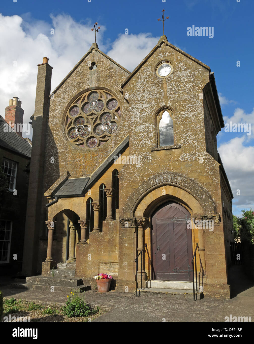 Montecute Baptist Church, South Somerset, England, Großbritannien, im frühen englischen Stil Stockfoto