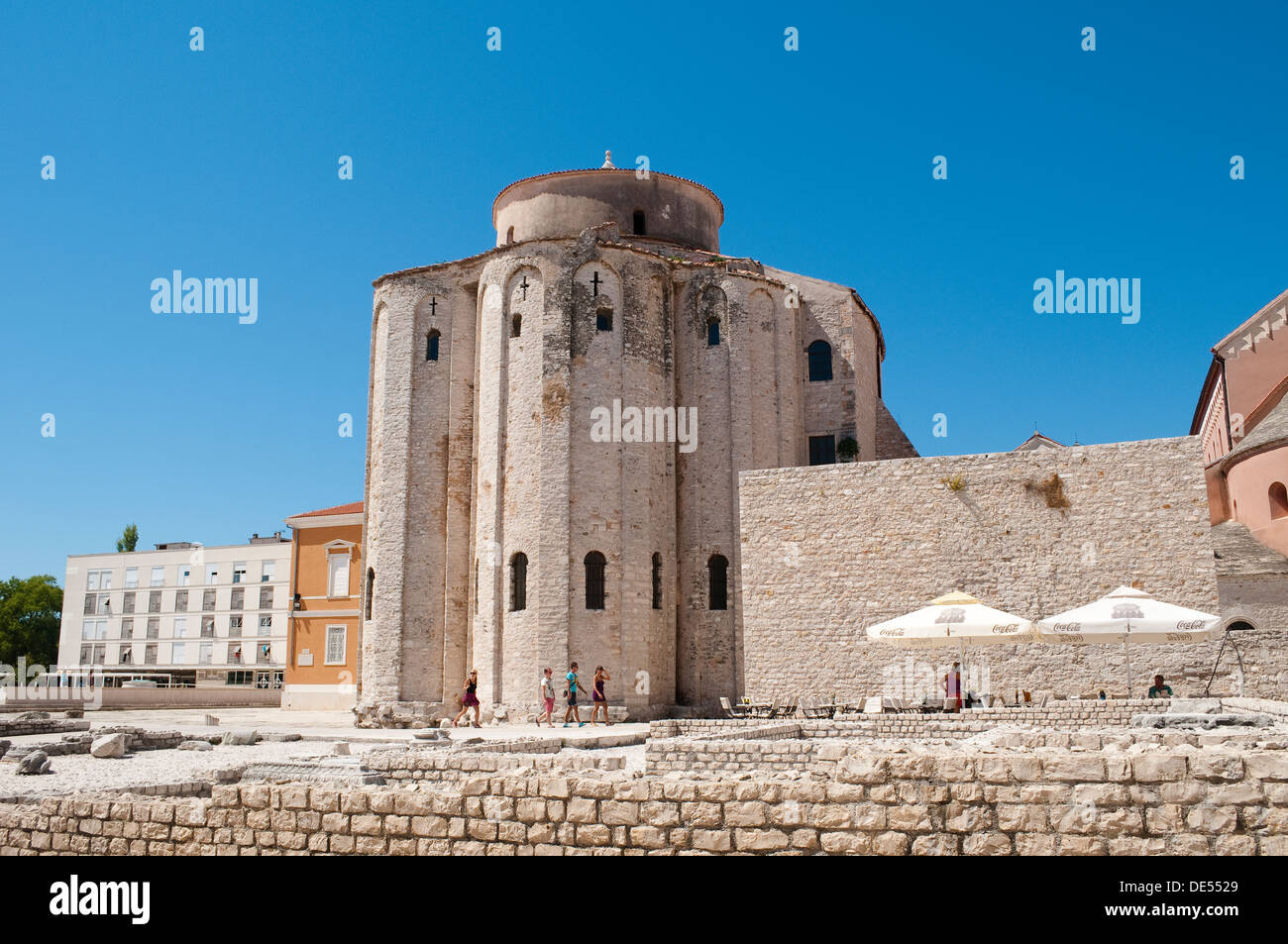 Kirche von Saint Donat, Zadar, Kroatien Stockfoto