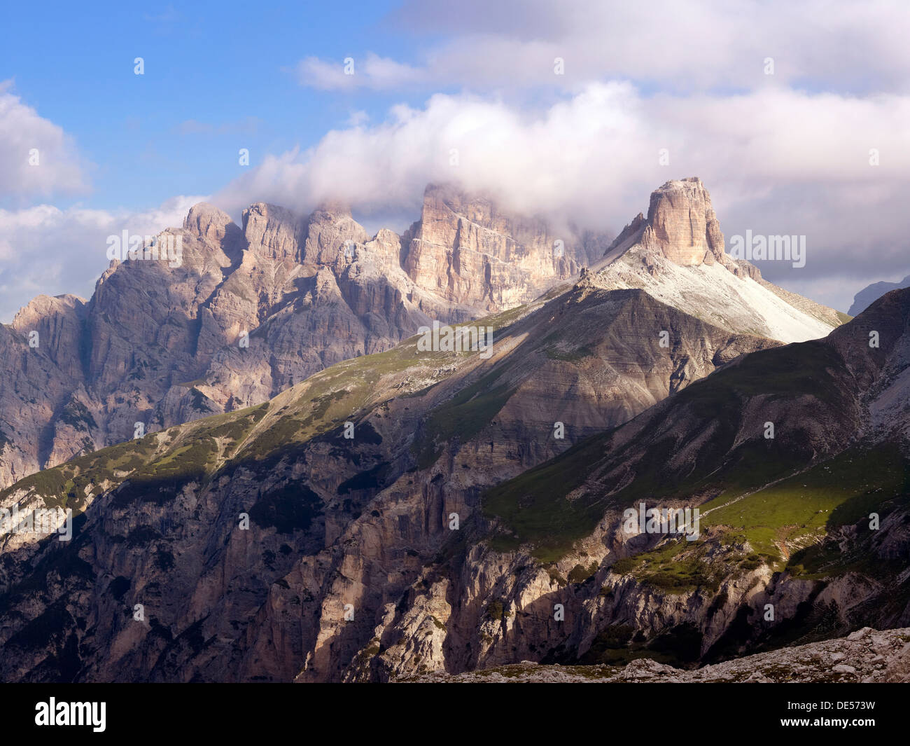 Dolomiti di Sesto Nationalpark, Sextener Dolomiten, Hochpustertal, hoch Pustertal, Südtirol, Italien, Europa Stockfoto