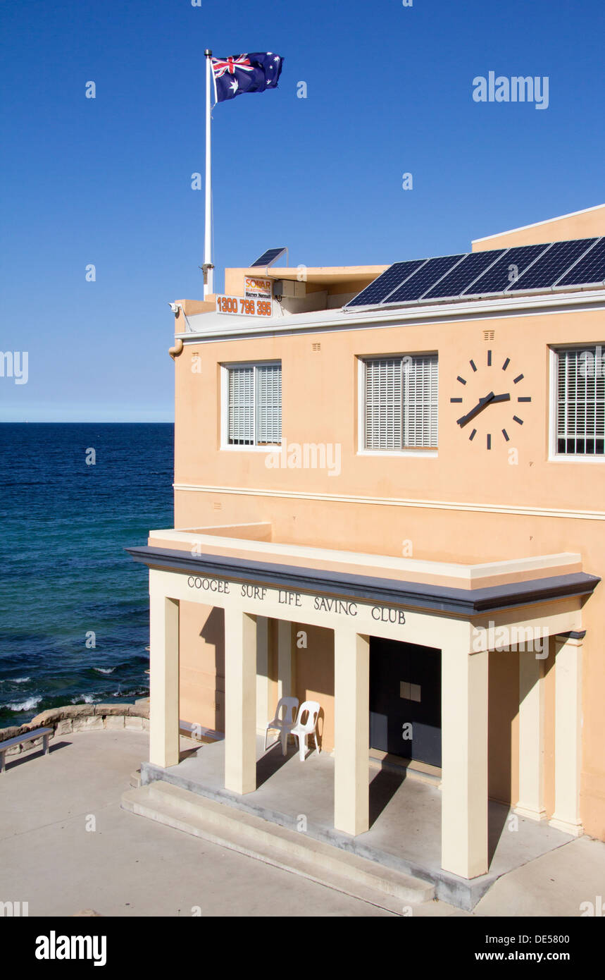 Coogee Surf Life Saving Club Gebäude, Sydney, New South Wales, Australien Stockfoto