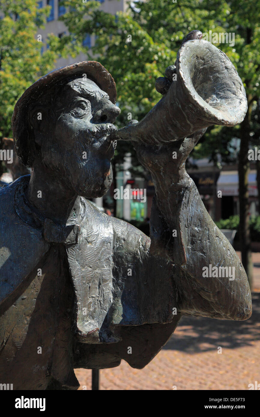 Jobsiade-Brunnen Oder Jobsiade-Brunnen von Karl Ulrich Nuss Auf Dem Husemannplatz in Bochum, Ruhrgebiet, Nordrhein-Westfalen Stockfoto