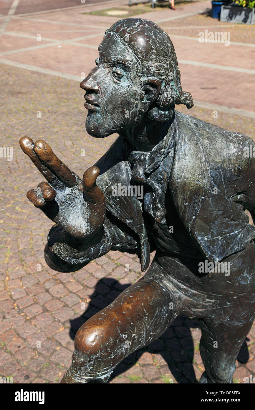 Jobsiade-Brunnen Oder Jobsiade-Brunnen von Karl Ulrich Nuss Auf Dem Husemannplatz in Bochum, Ruhrgebiet, Nordrhein-Westfalen Stockfoto