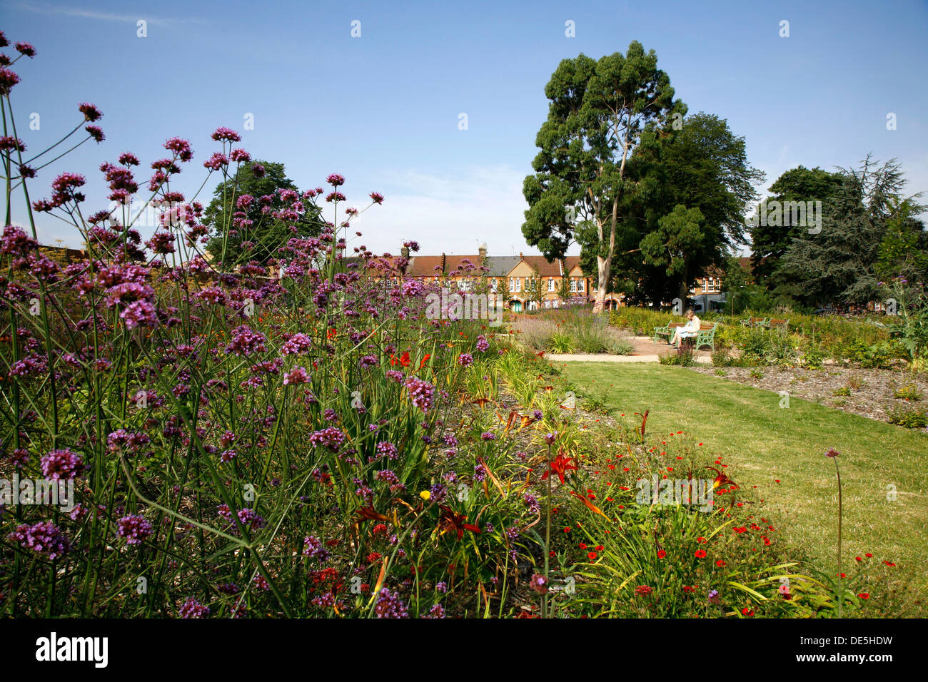 William Morris Garten in Lloyd Park, Walthamstow, London, Großbritannien Stockfoto