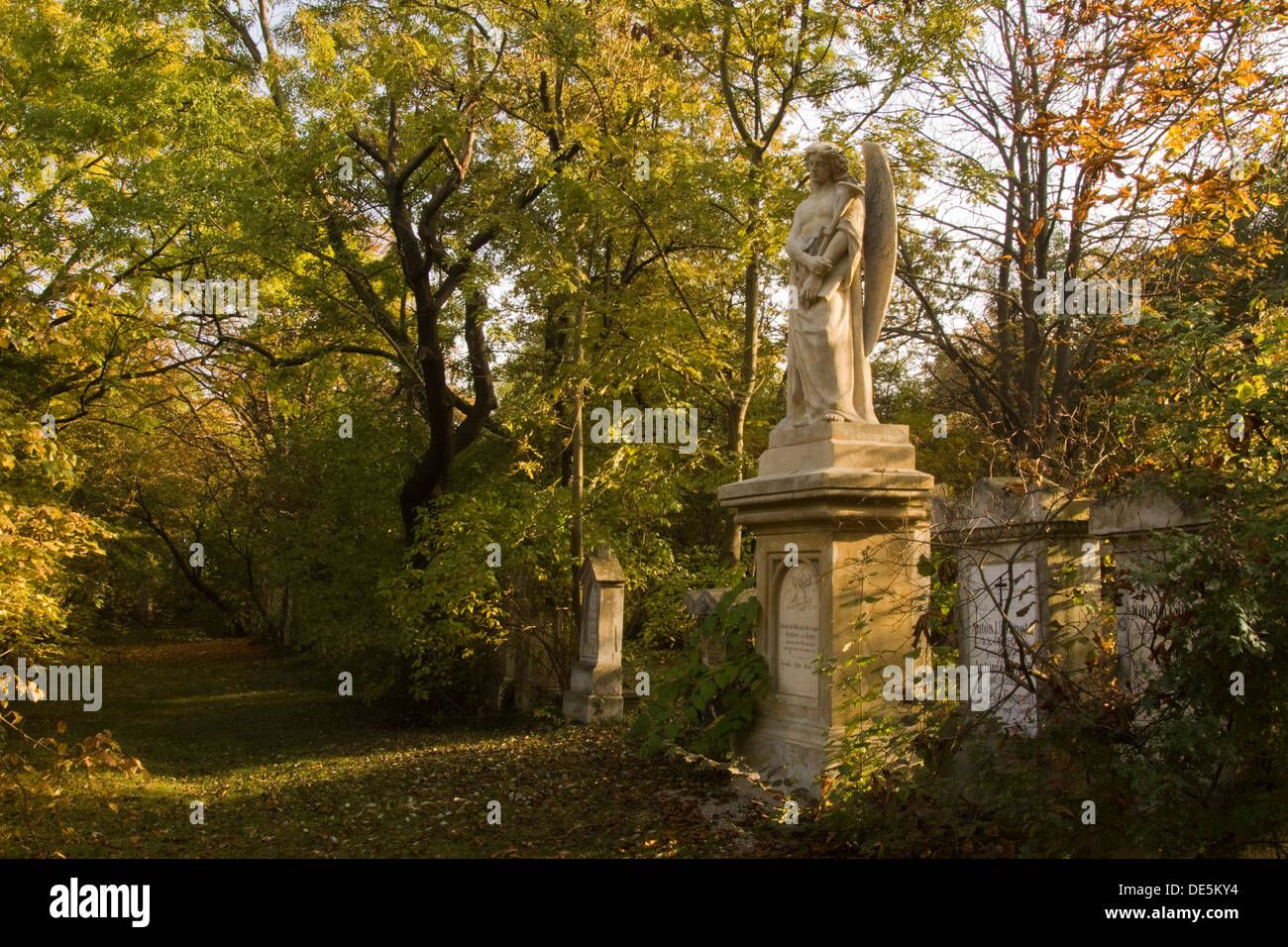 Österreich, Wien III, Sankt Marxer Friedhof, Friedhof, der 1874 Geschlossen Wurde Und Heute Unter gestellt by Fernsehumsetzer Stockfoto
