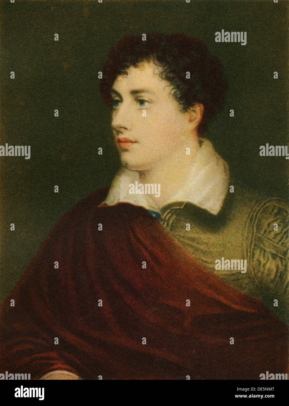 George Gordon Byron, 6. Baron Byron, später George Gordon Noel, 6. Baron Byron, 1788 bis 1824, auch bekannt als Lord Byron. Englischer Dichter. Stockfoto