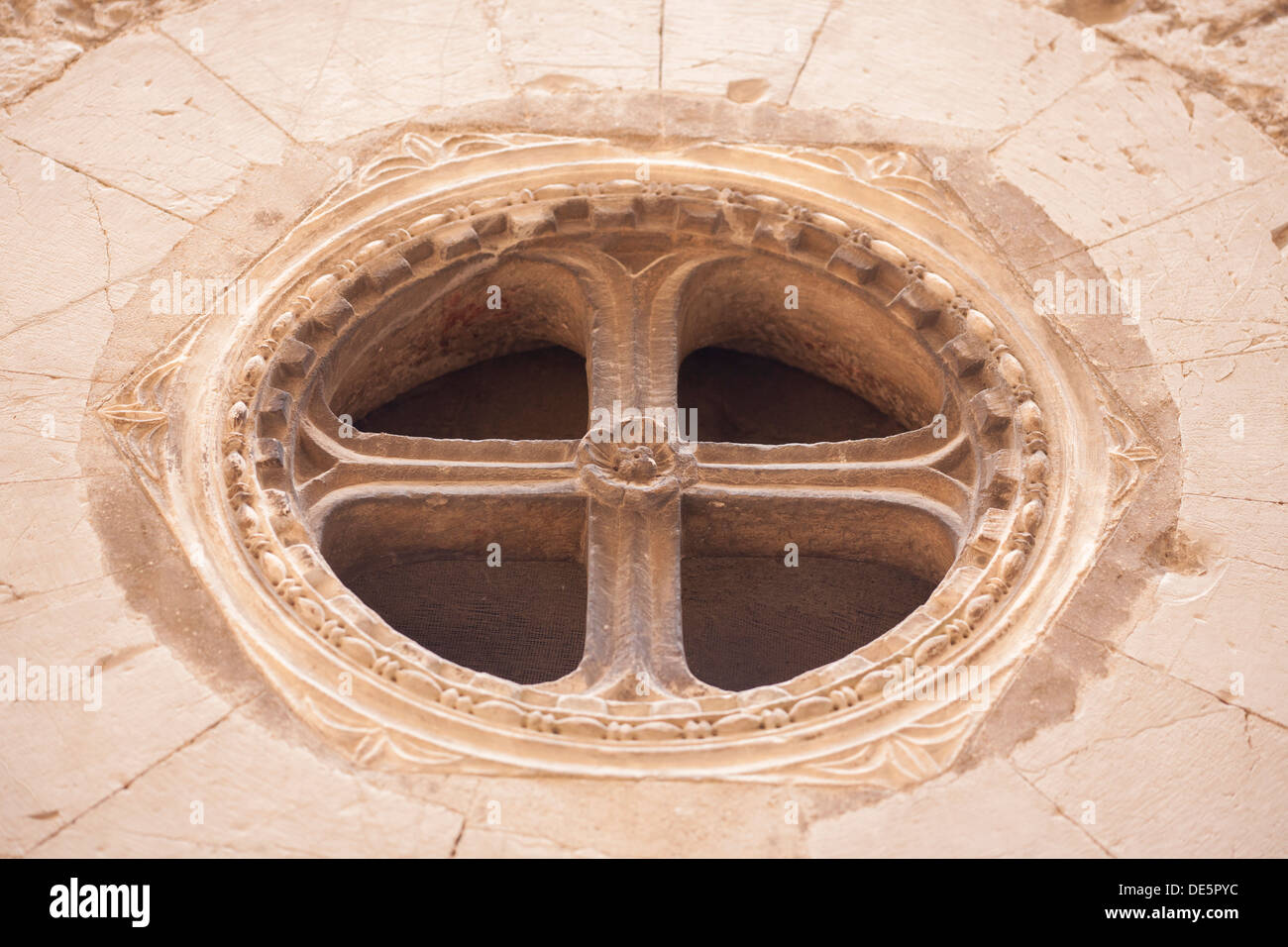 Italienische Architektur Steinschnitt Stockfoto