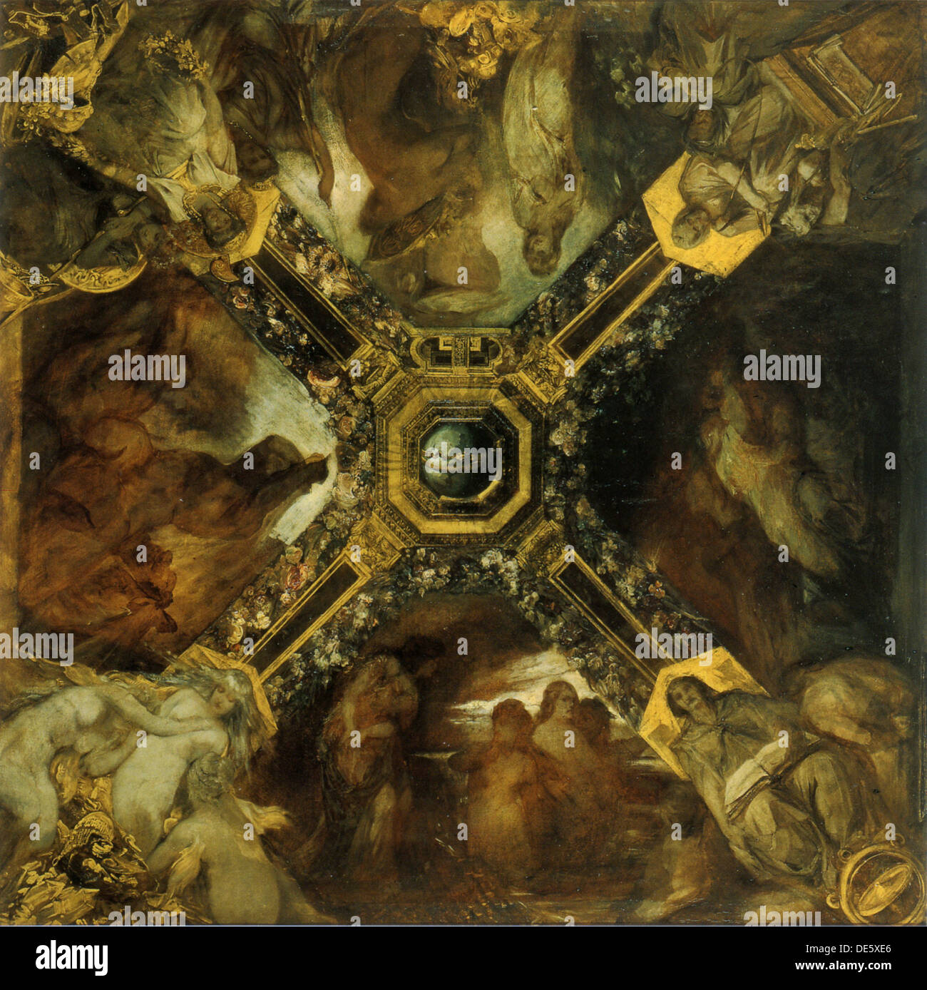 Der Ring des Nibelungen (Studie), 1871-1872. Künstler: Makart, Hans (1840-1884) Stockfoto