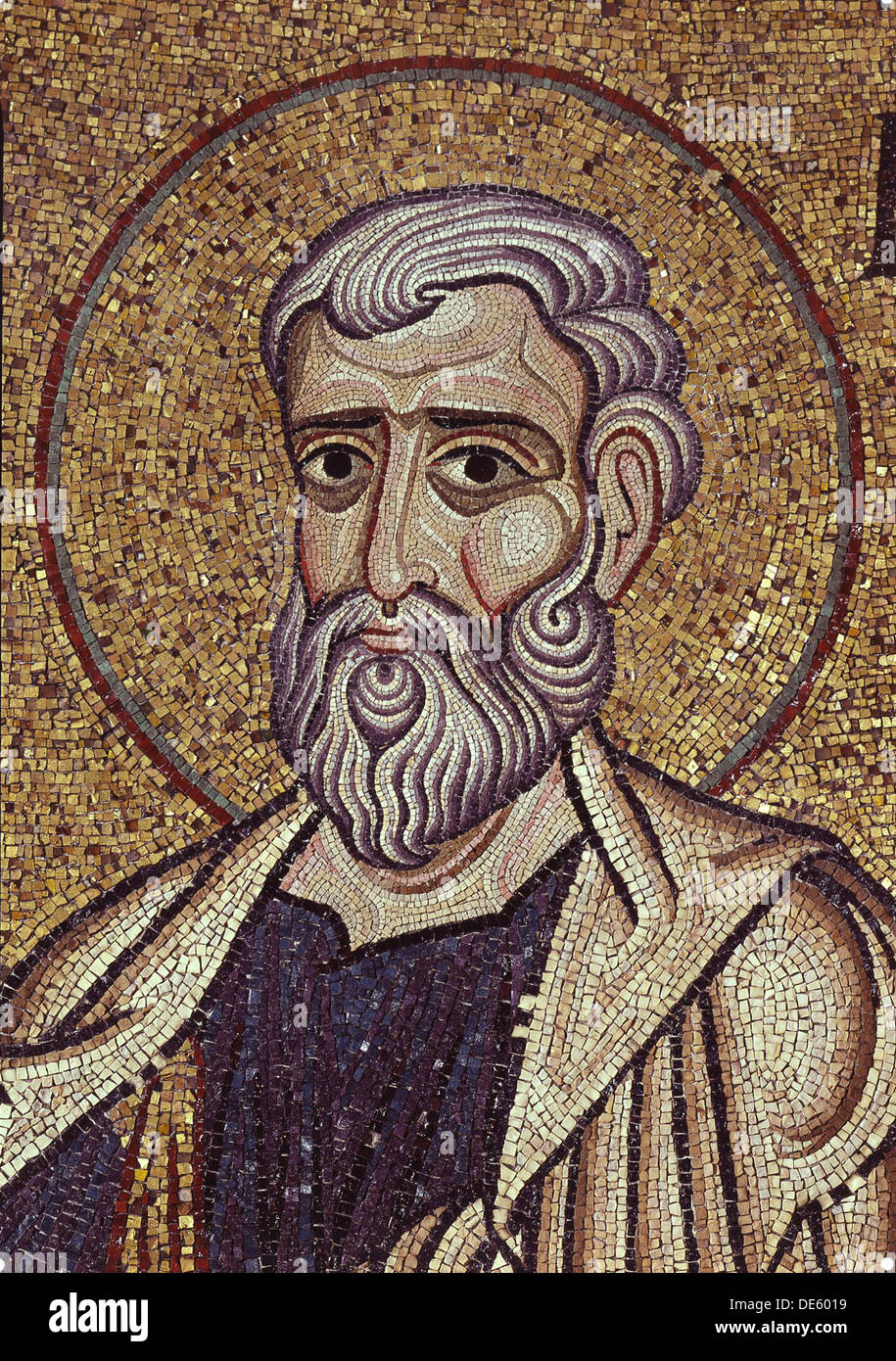 Der Prophet Haggai (Detail der Innenraum Mosaiken in den Markusdom), 12. Jahrhundert. Künstler: Byzantinische Meister Stockfoto