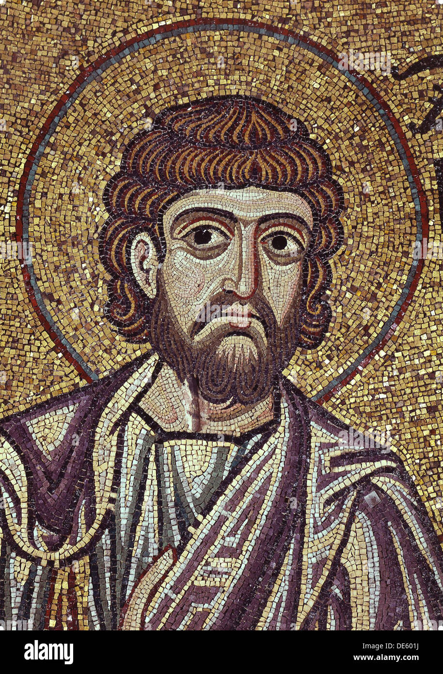 Der Prophet Sacharja (Detail der Innenraum Mosaiken in den Markusdom), 12. Jahrhundert. Künstler: Byzantinische Meister Stockfoto