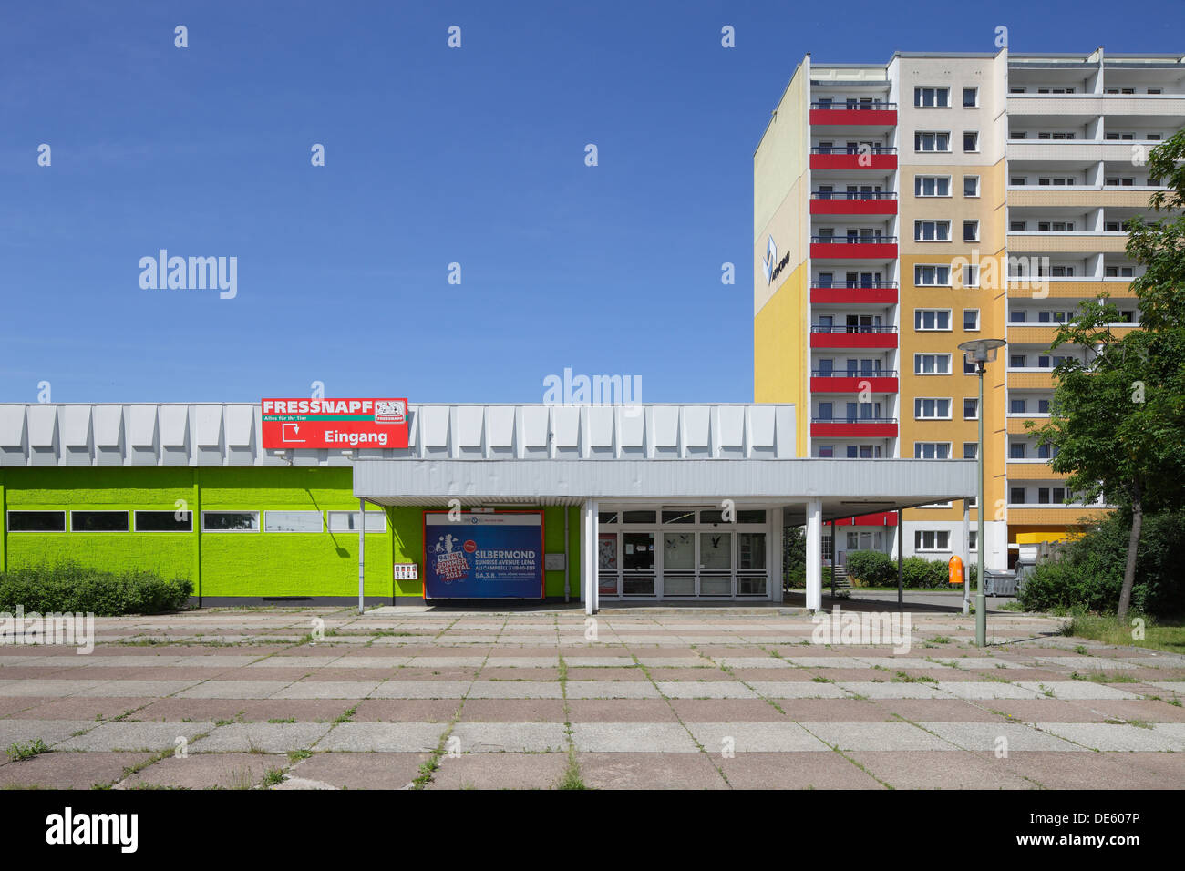 Berlin, Deutschland-Zweig der Pet und Appartementhaus Stockfoto