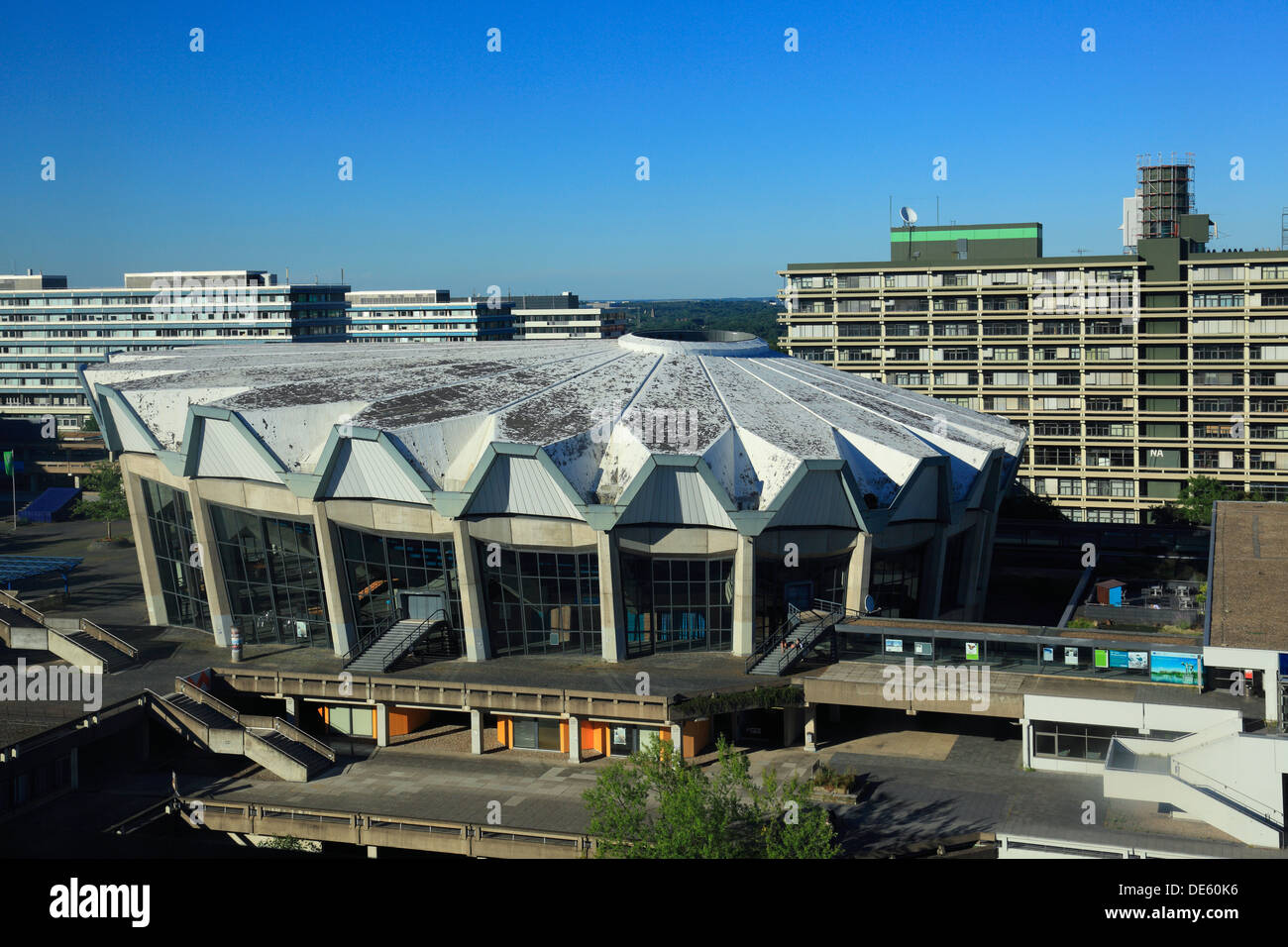 Audimax der Ruhr-Universität Bochum, Ruhrgebiet, Nordrhein-Westfalen Stockfoto
