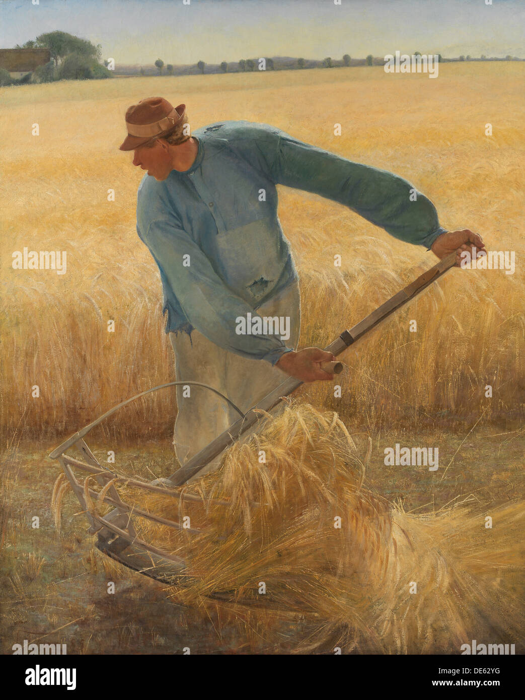 Die Ernte, 1885. Künstler: Ring, Laurits Andersen (1854-1933) Stockfoto