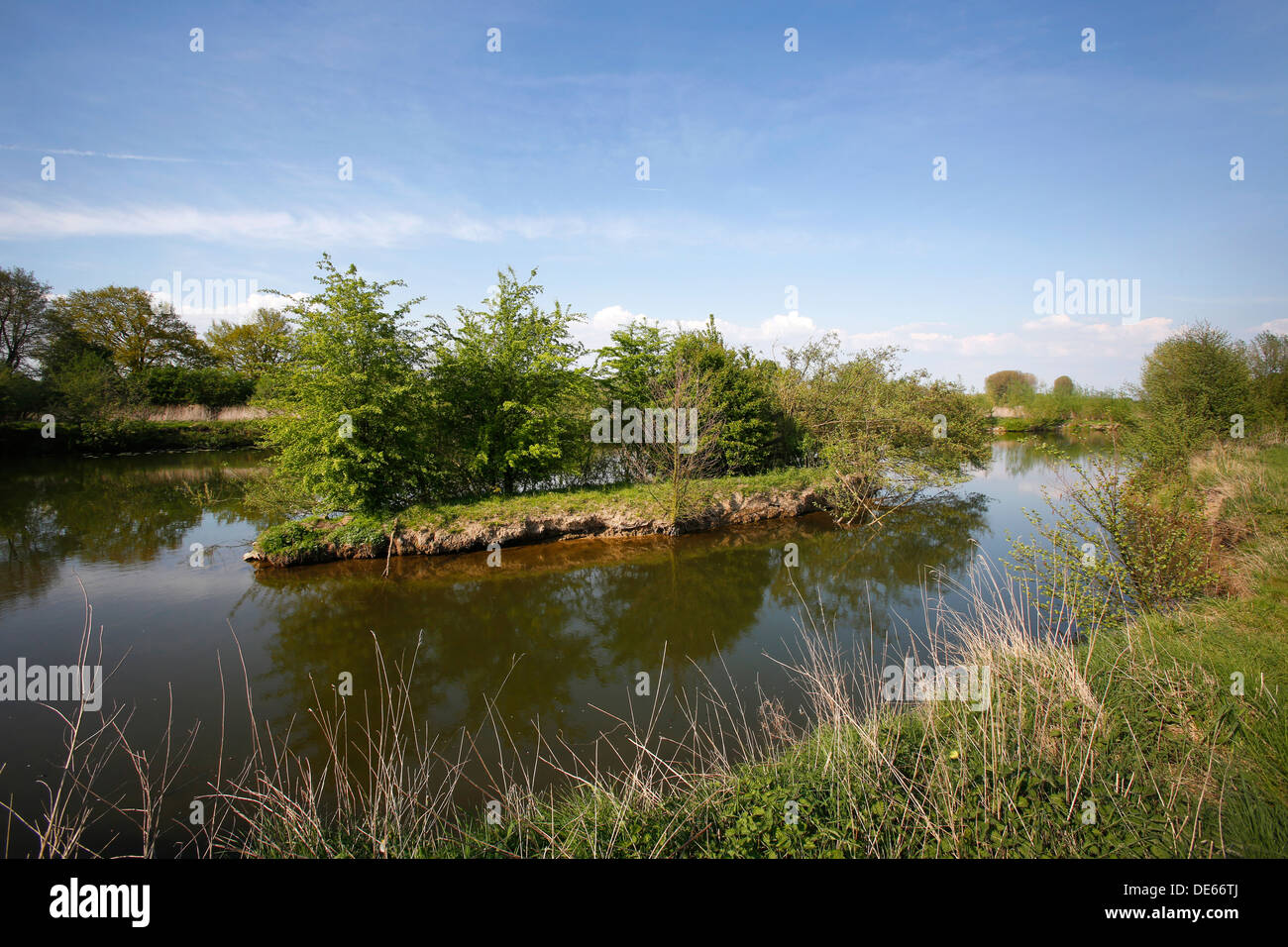 Hamm, Deutschland, Lippeaue Life-Projekt Stockfoto