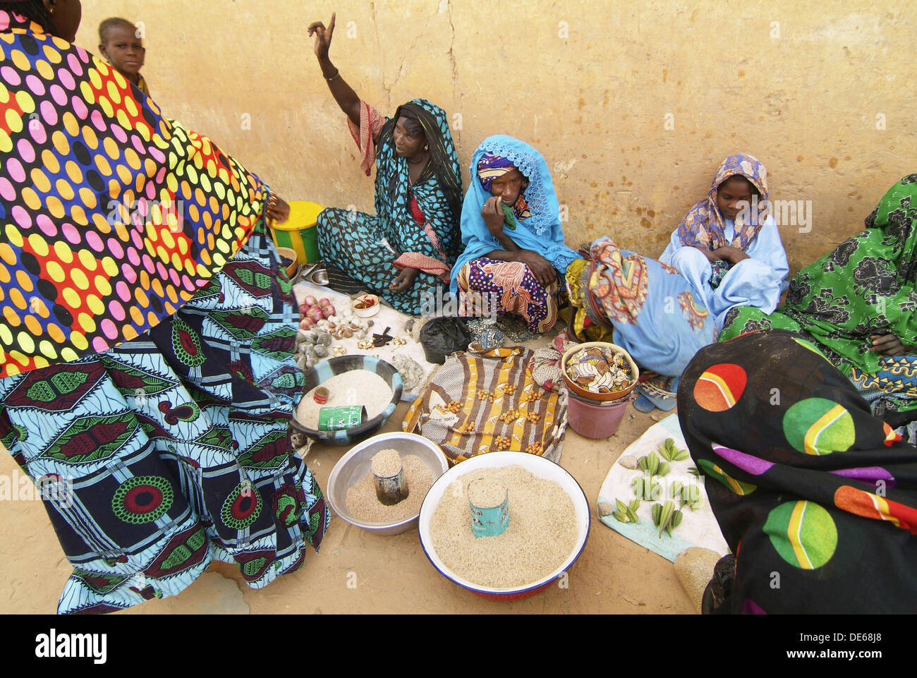 Mali, Bourem, Markt Stockfotografie Alamy