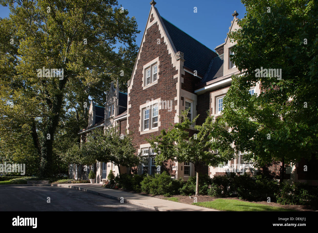 GLIDDEN HOUSE HOTEL CASE WESTERN RESERVE UNIVERSITY CAMPUS CLEVELAND OHIO USA Stockfoto