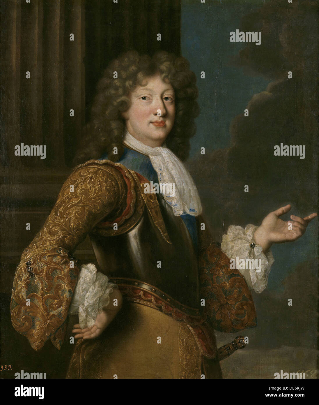 Portrait von Louis, Grand Dauphin von Frankreich. Artist: Troy, François, de (1645-1730) Stockfoto