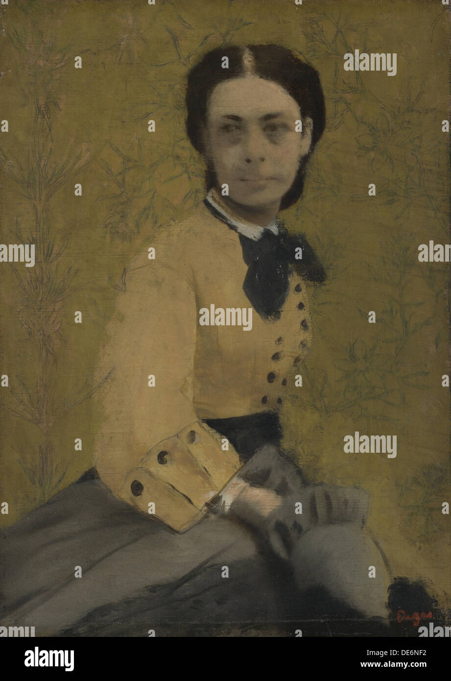 Prinzessin Pauline de Metternich, 1865. Künstler: Degas, Edgar (1834-1917) Stockfoto