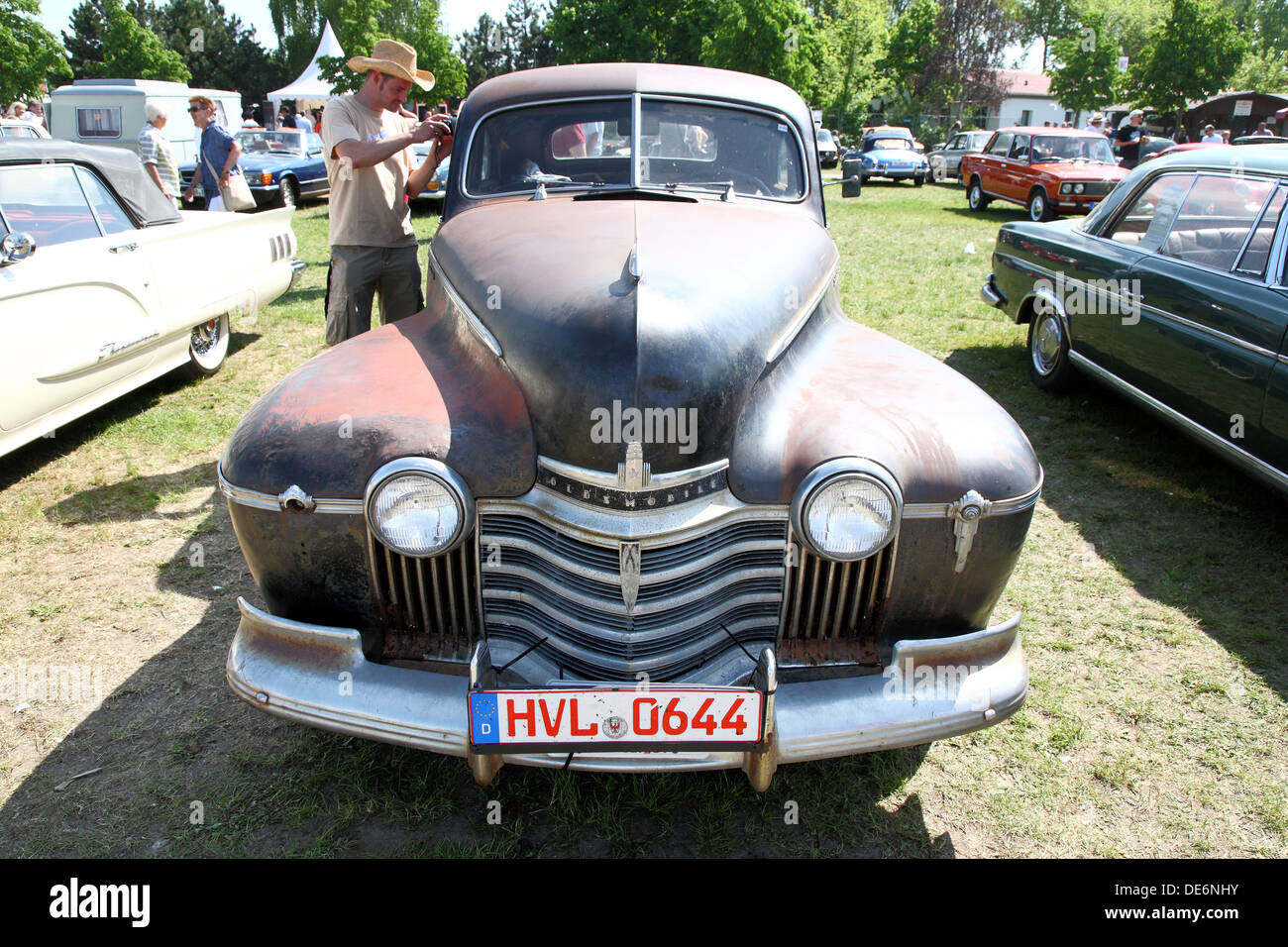 Paare - Stamm Ganglien, Deutschland, Oldtimer Show im MAFZ Erlebnispark Stockfoto