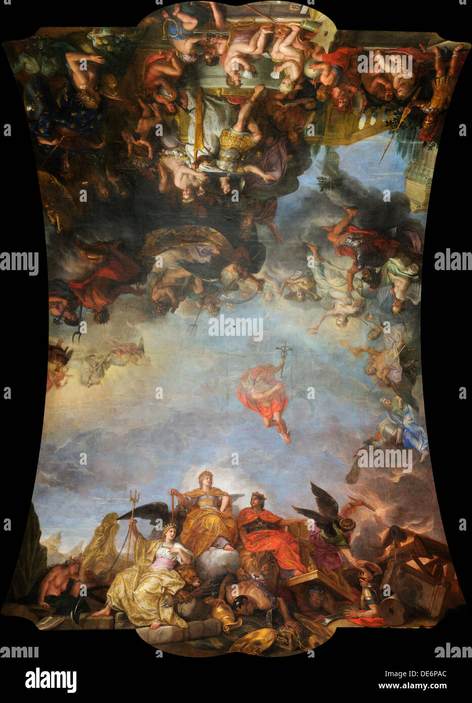 Der König regiert selbst, 1661, 1680er Jahren. Künstler: Le Brun, Charles (1619-1690) Stockfoto