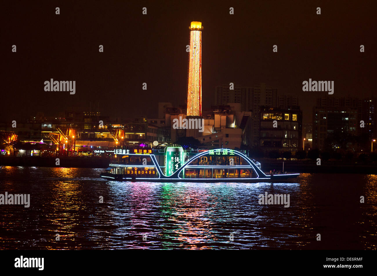 Pearl River, Guangzhou, China Stockfoto