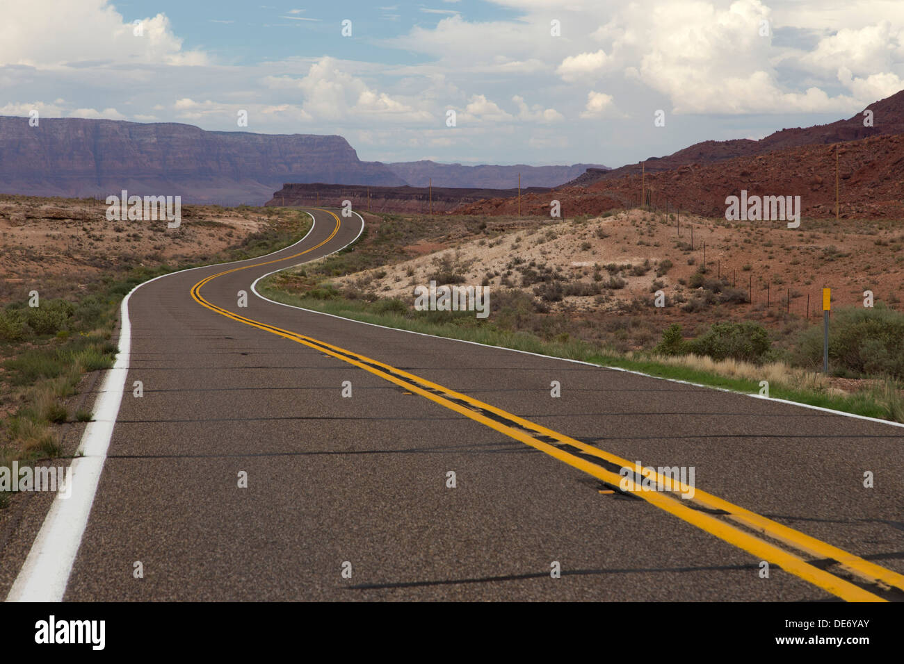 Arizona Highway 89A Stockfoto