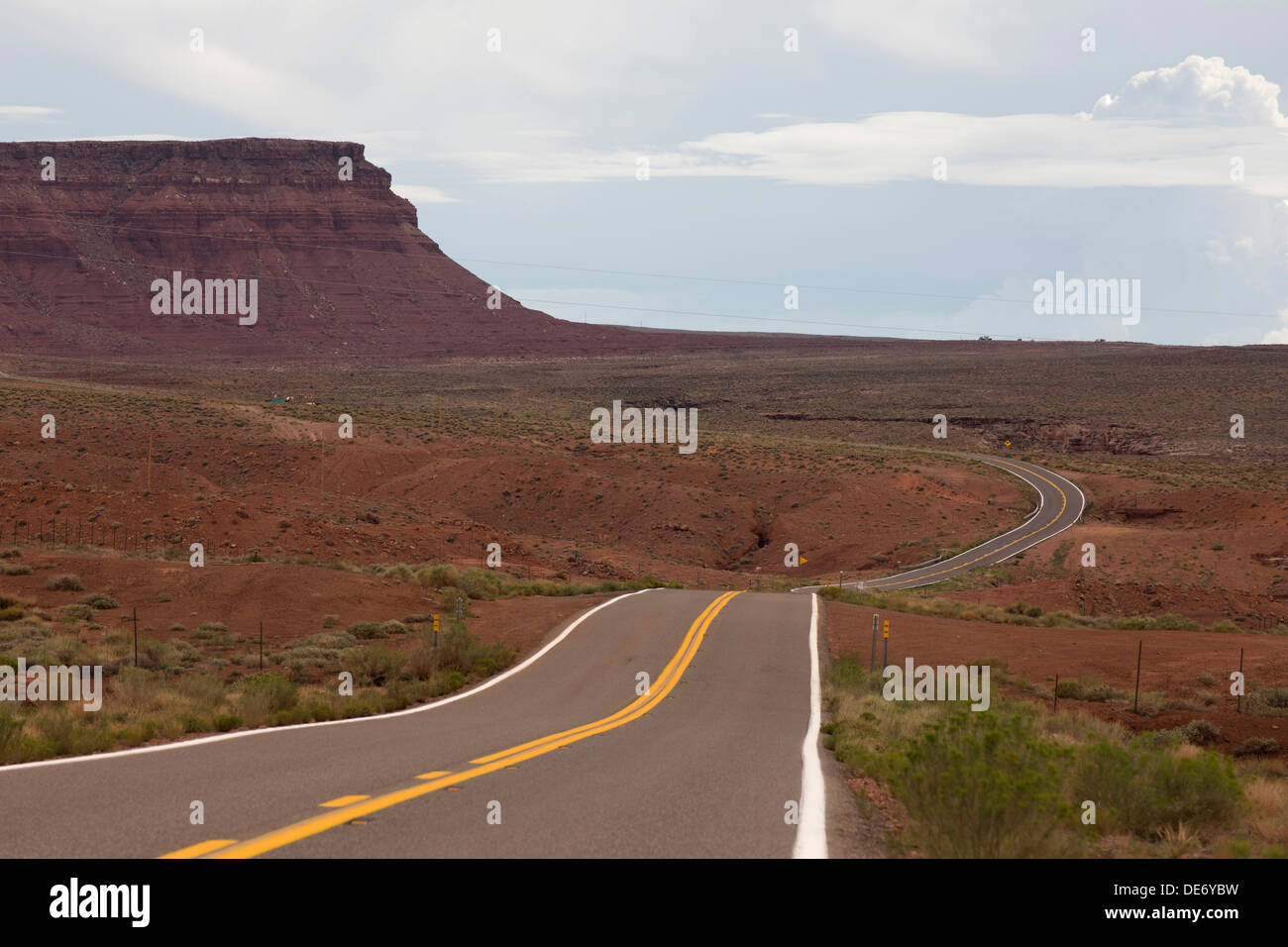 Northern Arizona Highways Stockfoto