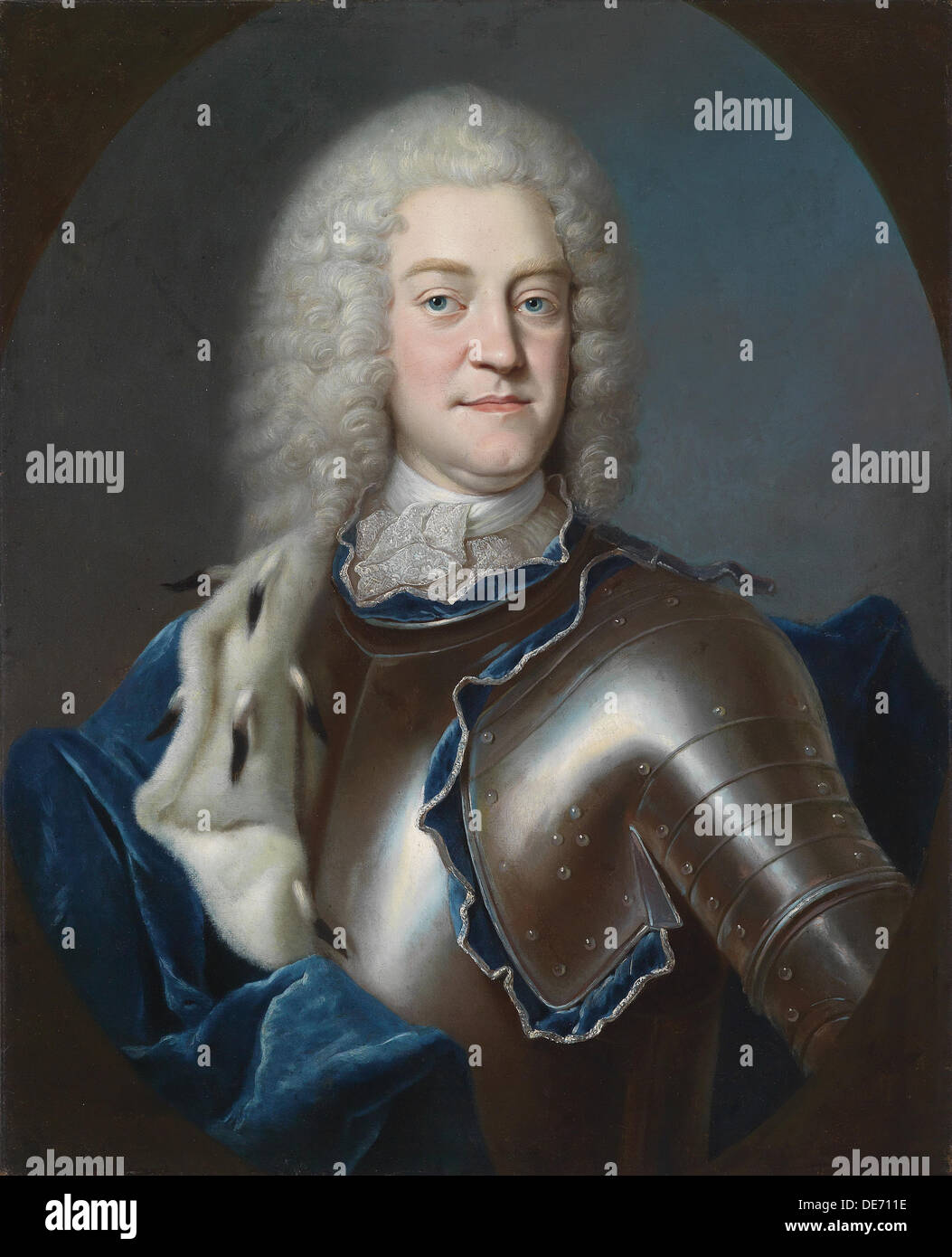 Porträt von Christian Ludwig II (1683-1756) Herzog von Mecklenburg, 1731-1732. Künstler: Weissmann, Georg (1706-1760) Stockfoto