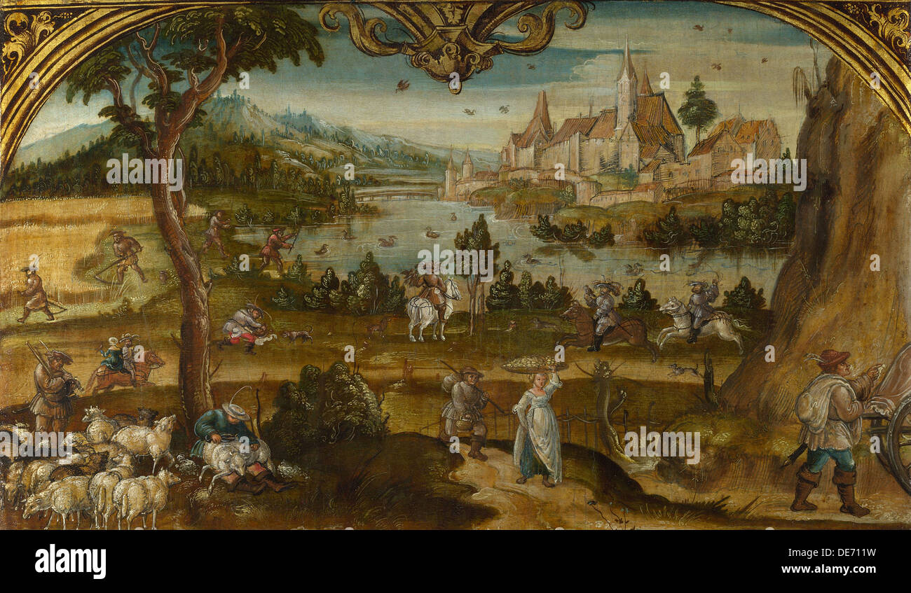 Sommer, c. 1525. Künstler: Wertinger, Hans, von (ca. 1465-1533) Stockfoto