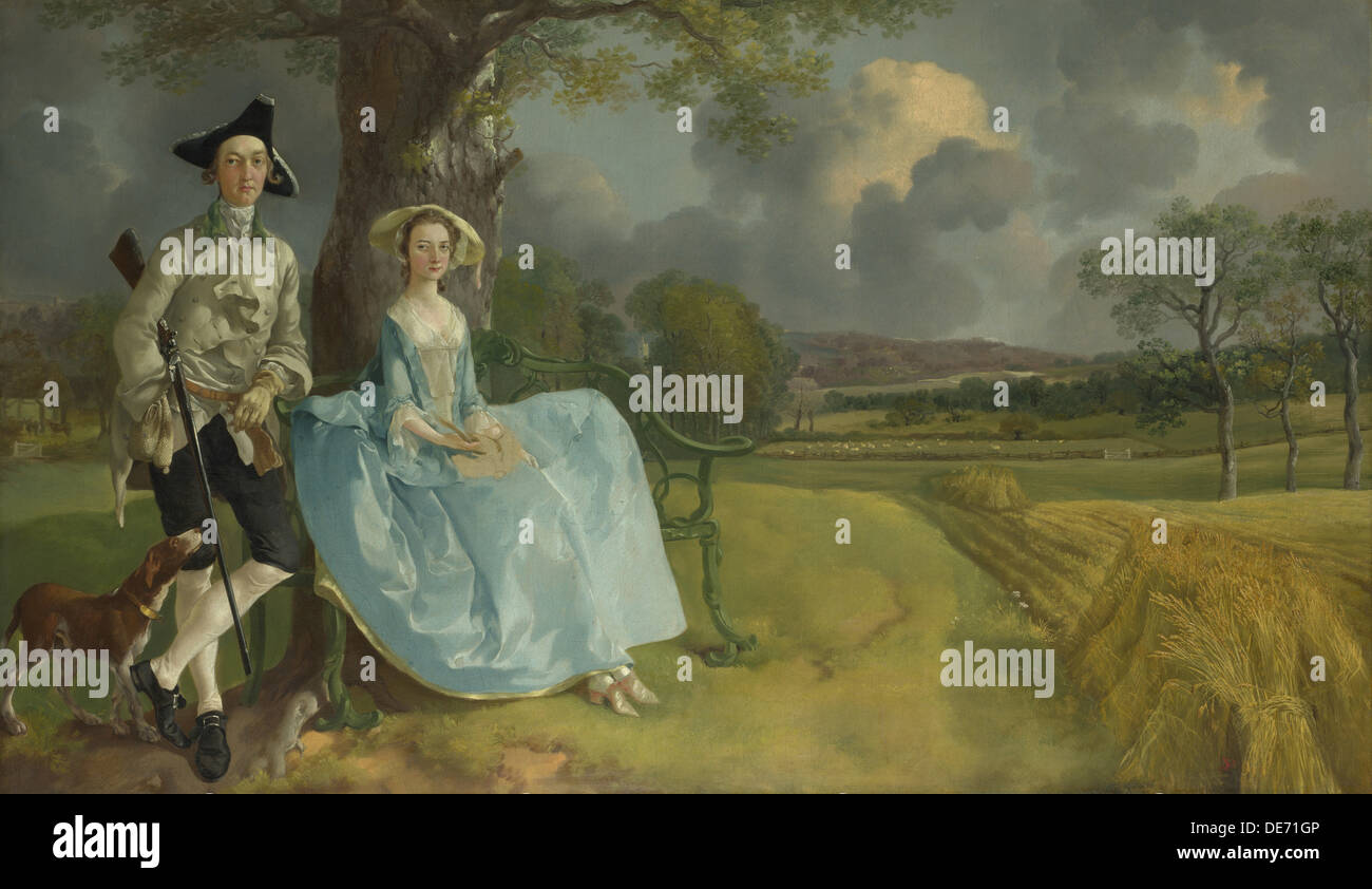 Herr und Frau Andrews, 1750. Künstler: Gainsborough, Thomas (1727-1788) Stockfoto