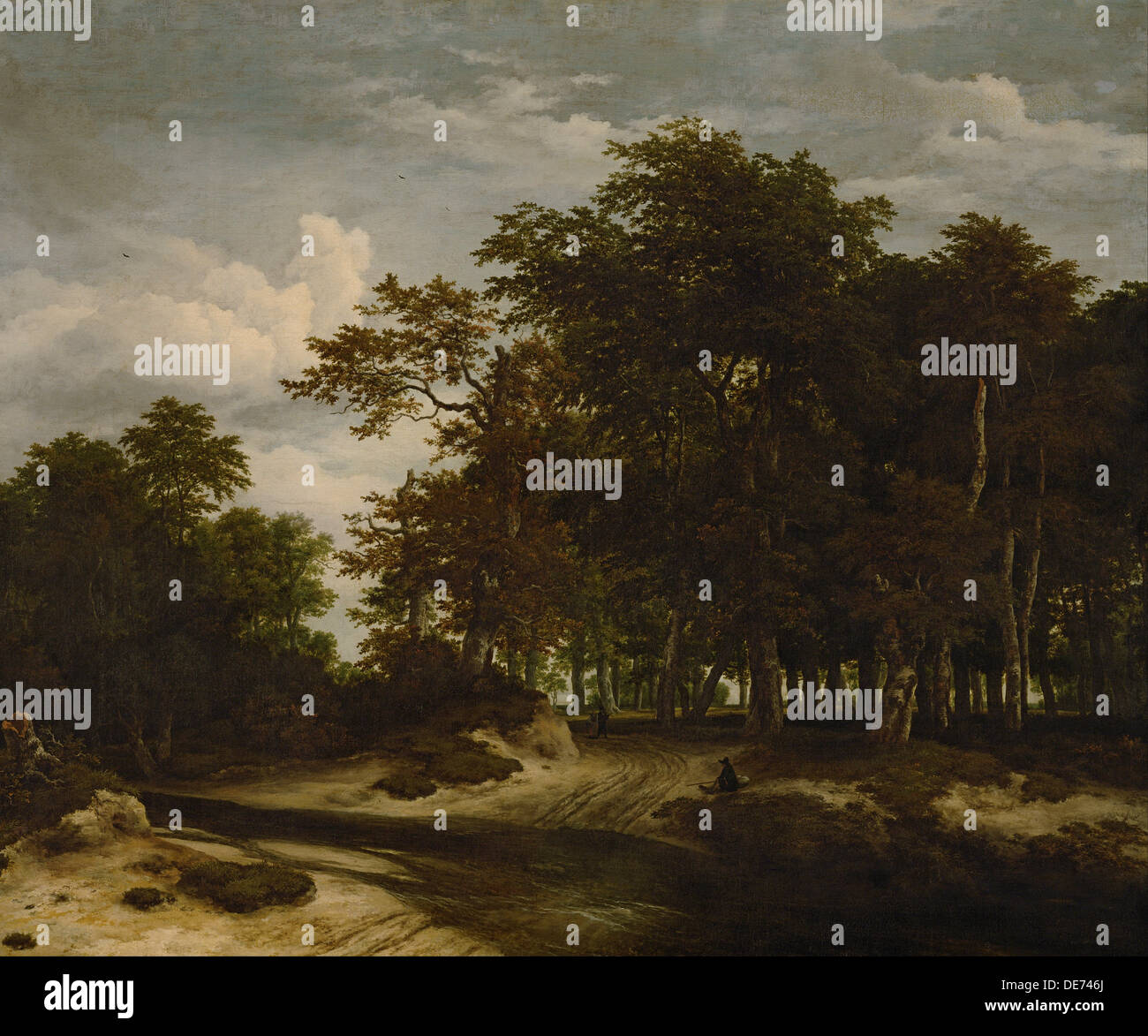 Der große Wald, c. 1660. Künstler: Van Ruisdael, Jacob Isaacksz (1628/29-1682) Stockfoto