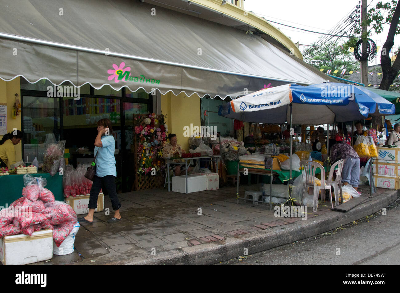 Thai Straßenmarkt Stockfoto