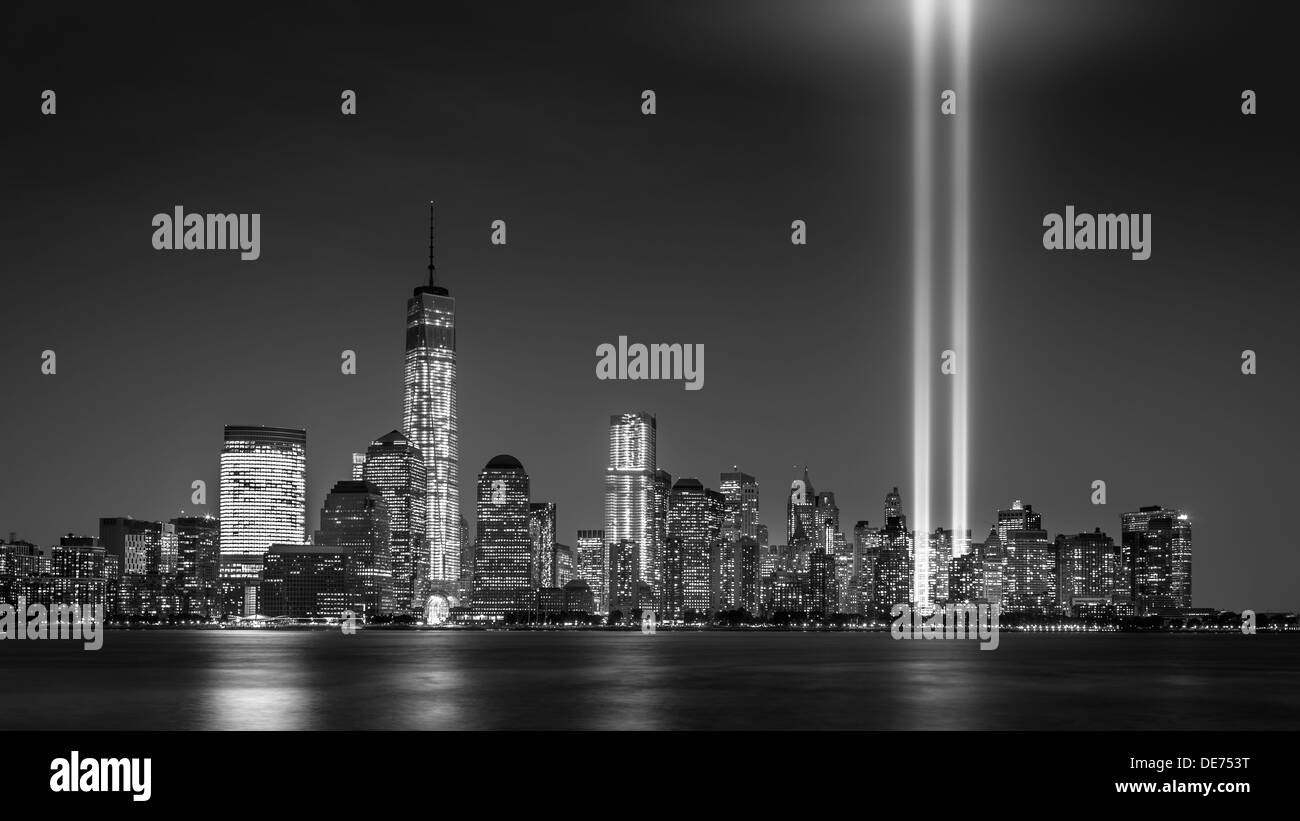 Tribute in Light, 2013 Stockfoto