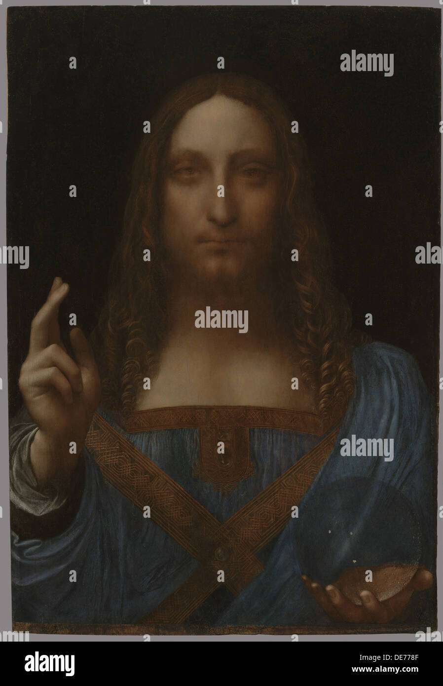 Christus als Salvator Mundi, ca 1499. Künstler: Leonardo da Vinci (1452-1519) Stockfoto