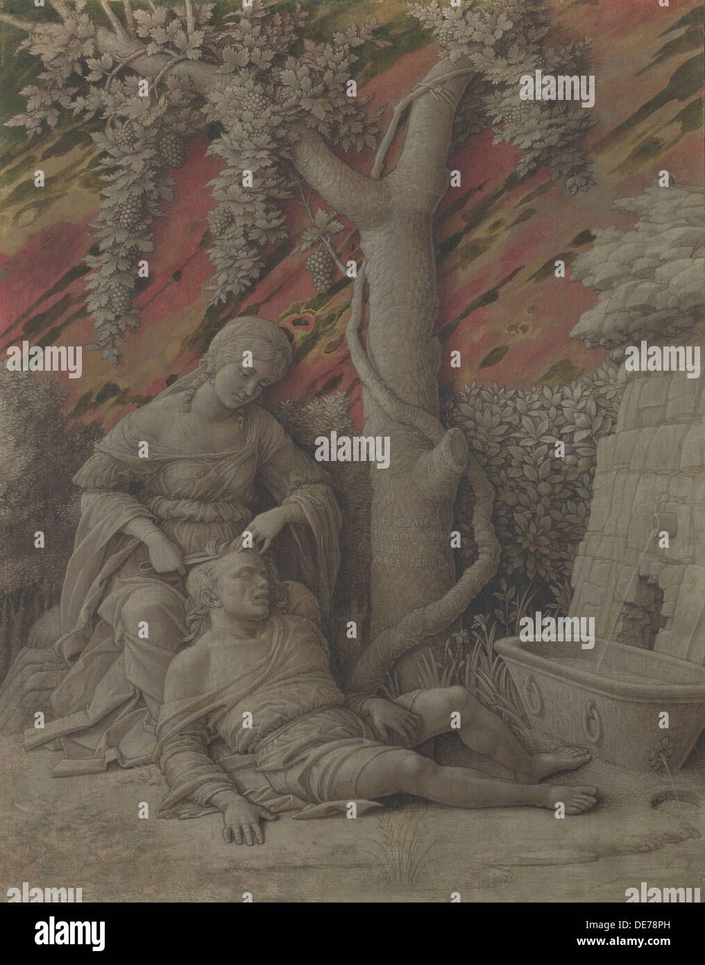 Samson und Delilah, um 1500. Künstler: Mantegna, Andrea (1431-1506) Stockfoto