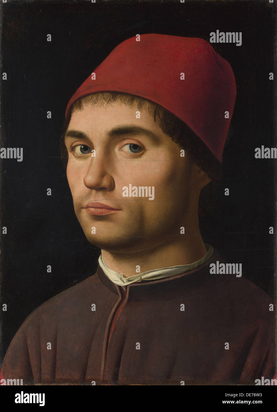 Porträt eines Mannes, ca 1475. Künstler: Antonello da Messina (ca. 1430-1479) Stockfoto