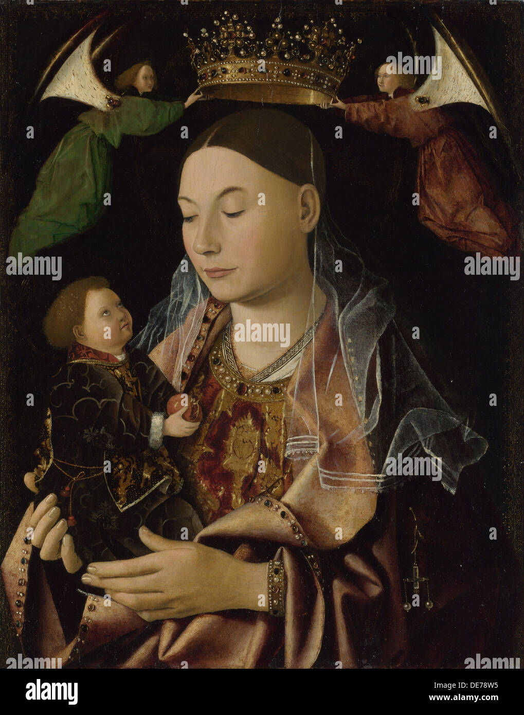 Die Madonna mit Kind, ca 1465. Künstler: Antonello da Messina (ca. 1430-1479) Stockfoto