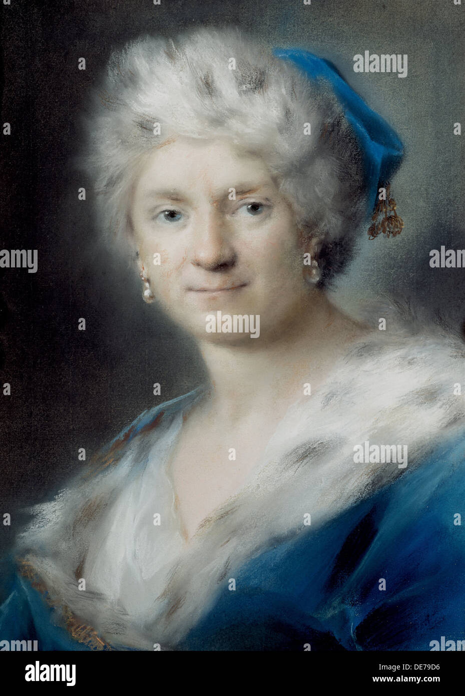 Selbstporträt als Winter, 1731. Künstler: Carriera Rosalba Giovanna (1657-1757) Stockfoto