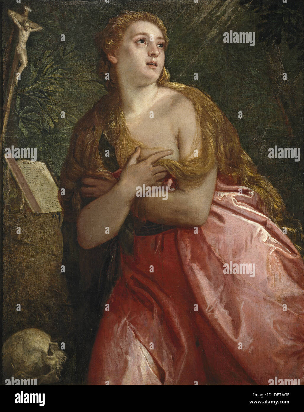 Die reuigen Maria Magdalena, 1583. Künstler: Veronese, Paolo (1528-1588) Stockfoto