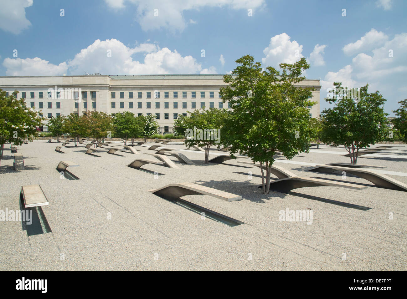 USA, Virginia, Ansicht des Pentagon-Denkmal Stockfoto