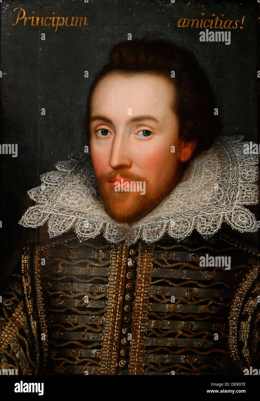 Das Cobbe-Porträt von William Shakespeare (1564-1616), c1610. Stockfoto