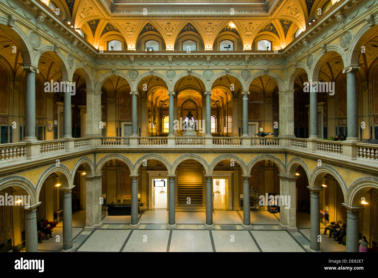 Österreich, Wien 1, Stubenring 5, MAK-Österreichischen Museum für angewandte Kunst, Innenhof des Museums Stockfoto