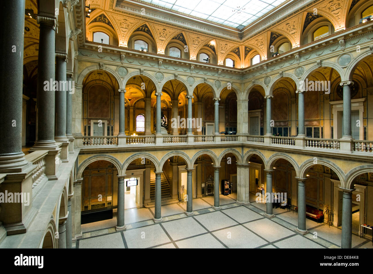 Österreich, Wien 1, Stubenring 5, MAK-Österreichischen Museum für angewandte Kunst, Innenhof des Museums Stockfoto