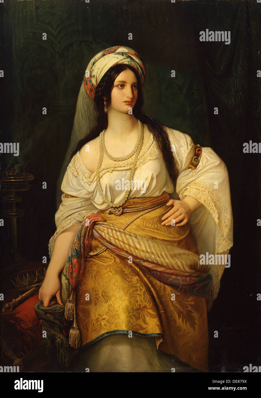 "Esther", 19. Artist: Hermann Anschütz Stockfoto