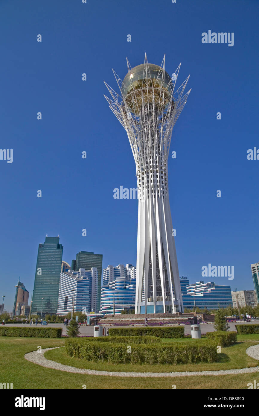 Bayterek-Turm in Astana, Kasachstan Stockfoto