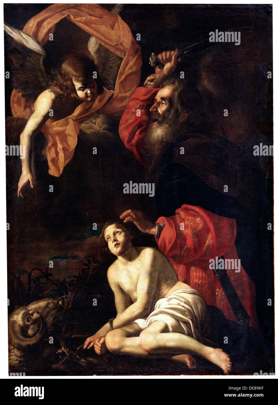 "Abrahams Opfer von Isaac", c1615-c1620. Künstler: Giovanni Battista Caracciolo Stockfoto