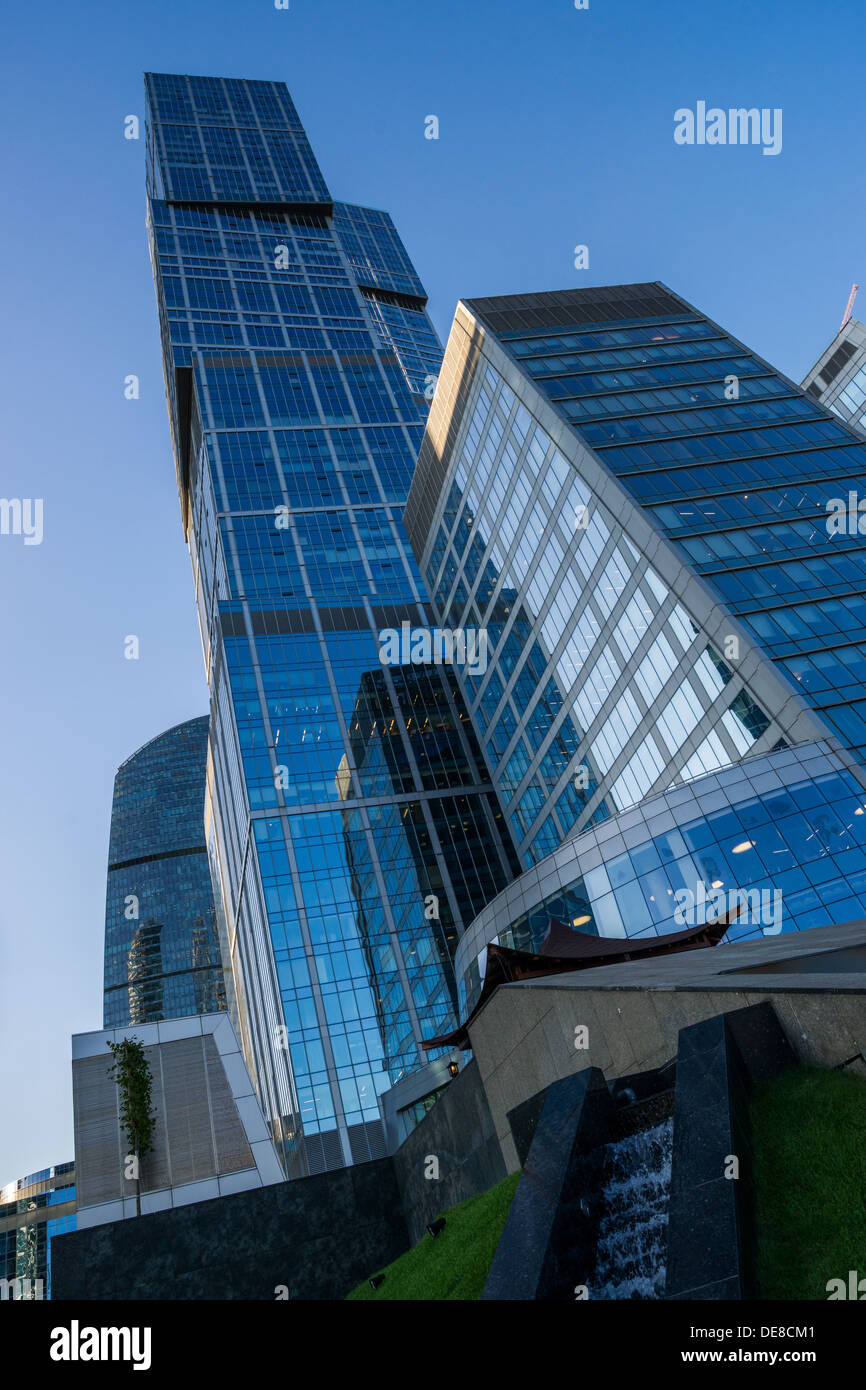 Moskau City Businesscenter Stockfoto